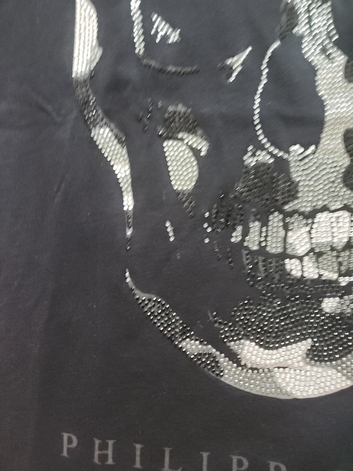 필립플레인 라인스톤 스컬 반팔티 상품이미지2