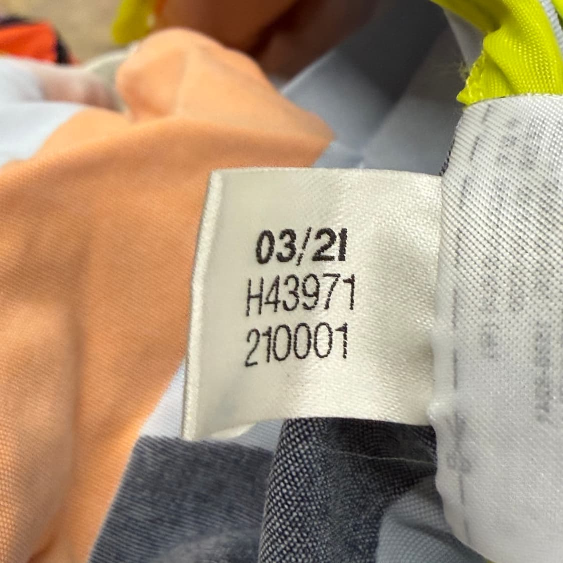 [정품/XL] 아디다스 컬러풀 패턴 바람막이 자켓 b18 상품이미지7