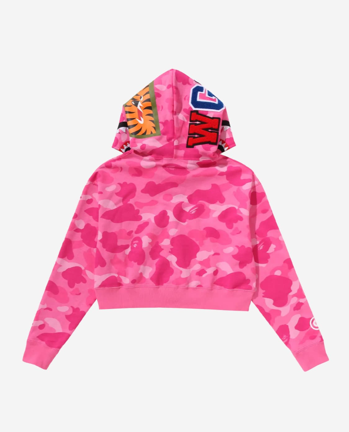 베이프 크리스탈 샤크 크롭 후드 M 상품이미지3