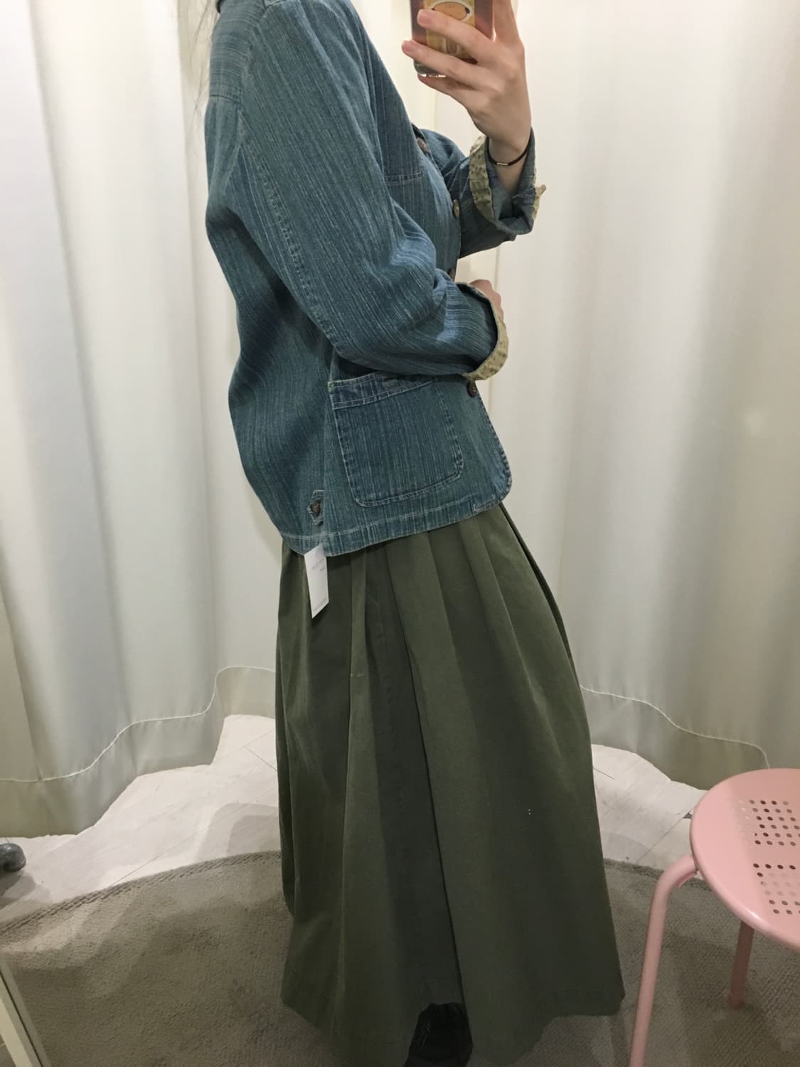 JPN cotton skirt 상품이미지5