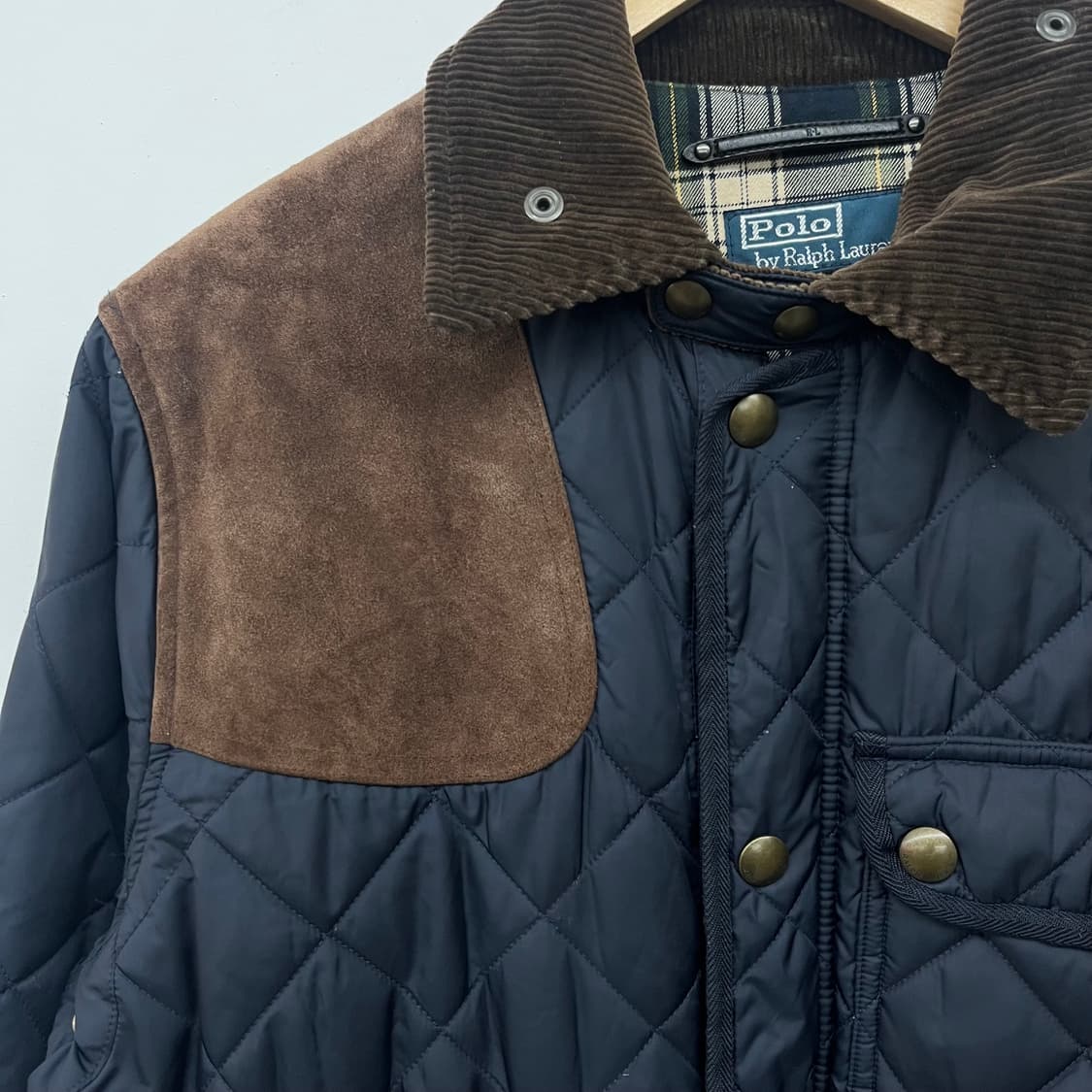 폴로 랄프로렌 네이비 퀼팅 자켓 남s 상품이미지3