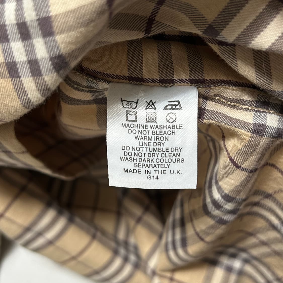M 버버리 노바 체크 셔츠 상품이미지6