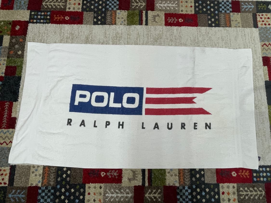 90s 폴로 랄프로렌 빈티지 비치 타올 타월 상품이미지1