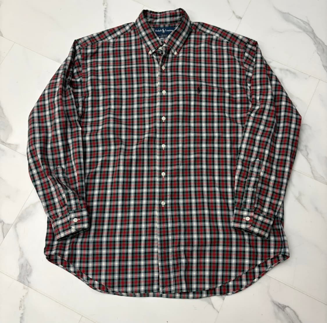 폴로 랄프로렌 블레이크 체크 셔츠 XL 상품이미지1