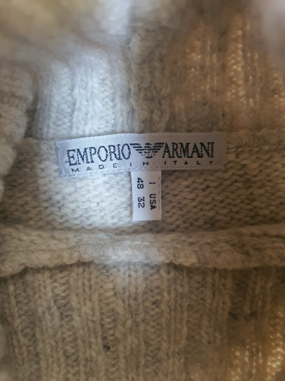 알마니 니트 목티 상태좋고 깨끗해요 사이즈 95 상품이미지3