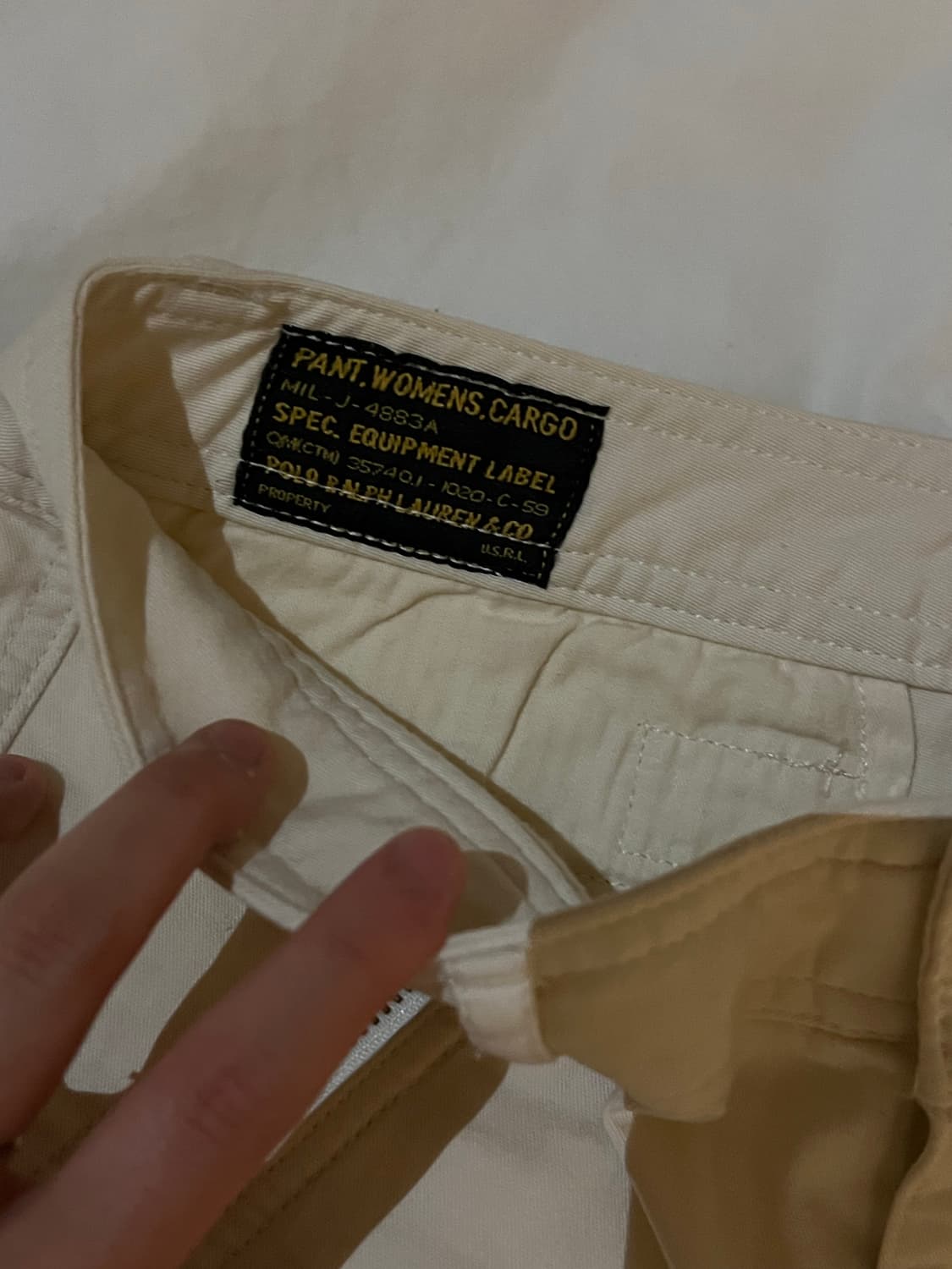 Polo 회이트 유틸리티 술림핏 코튼카고팬츠 상품이미지5