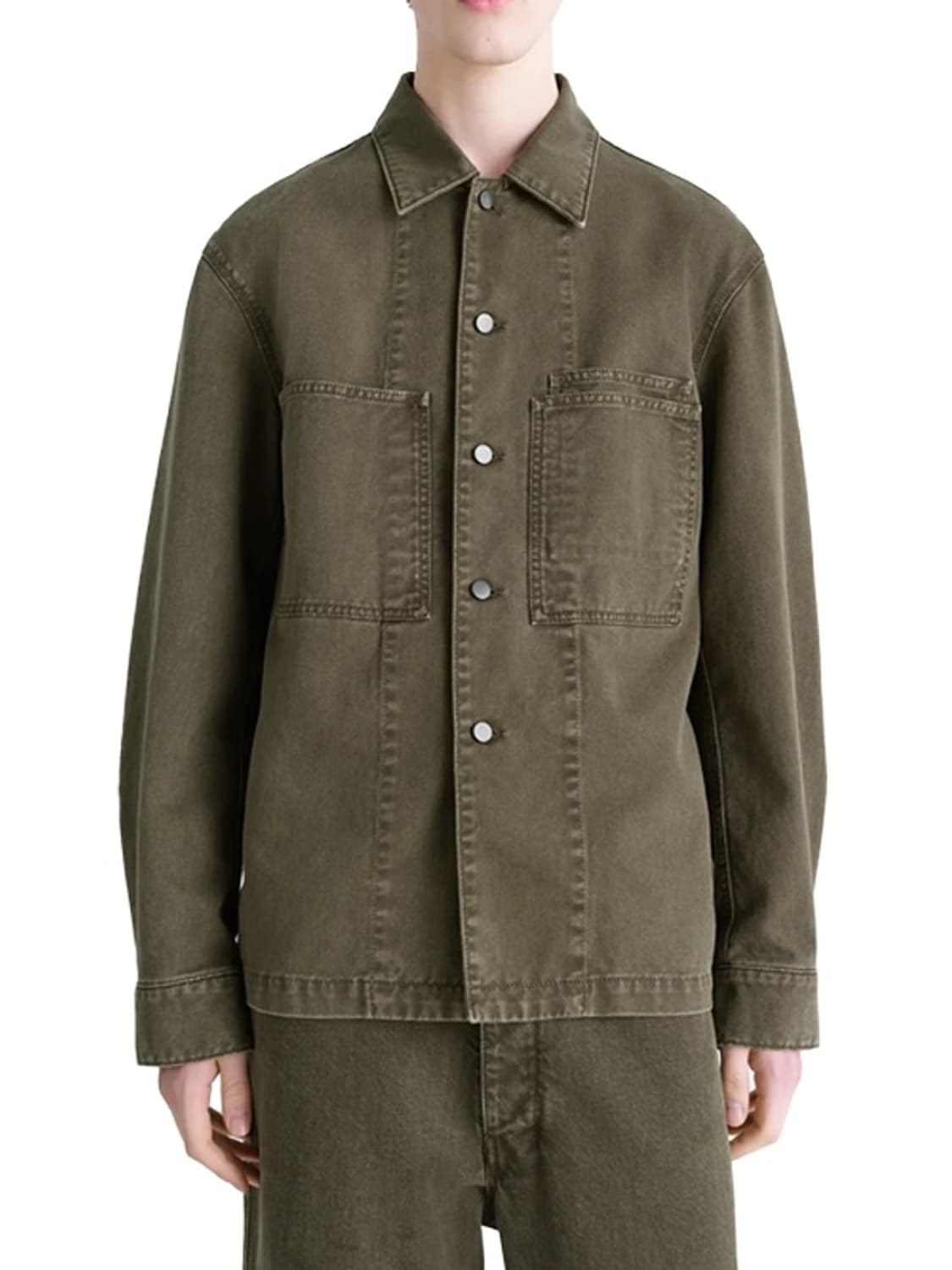 25fw Workwear Overshirt - Moss Green 48 상품이미지2