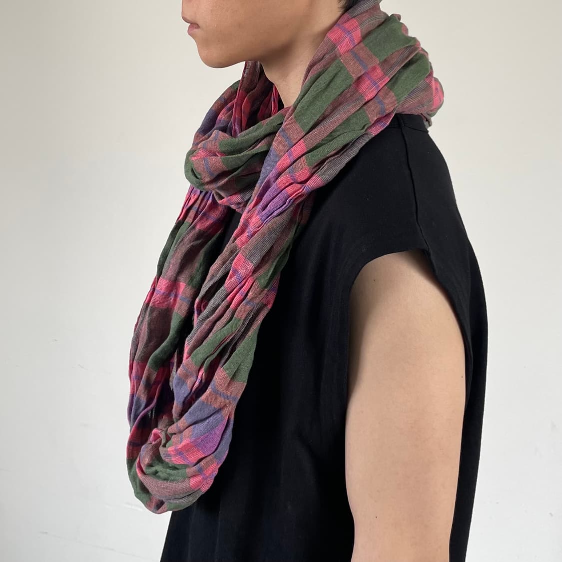 캐피탈 체크 스톨 상품이미지4