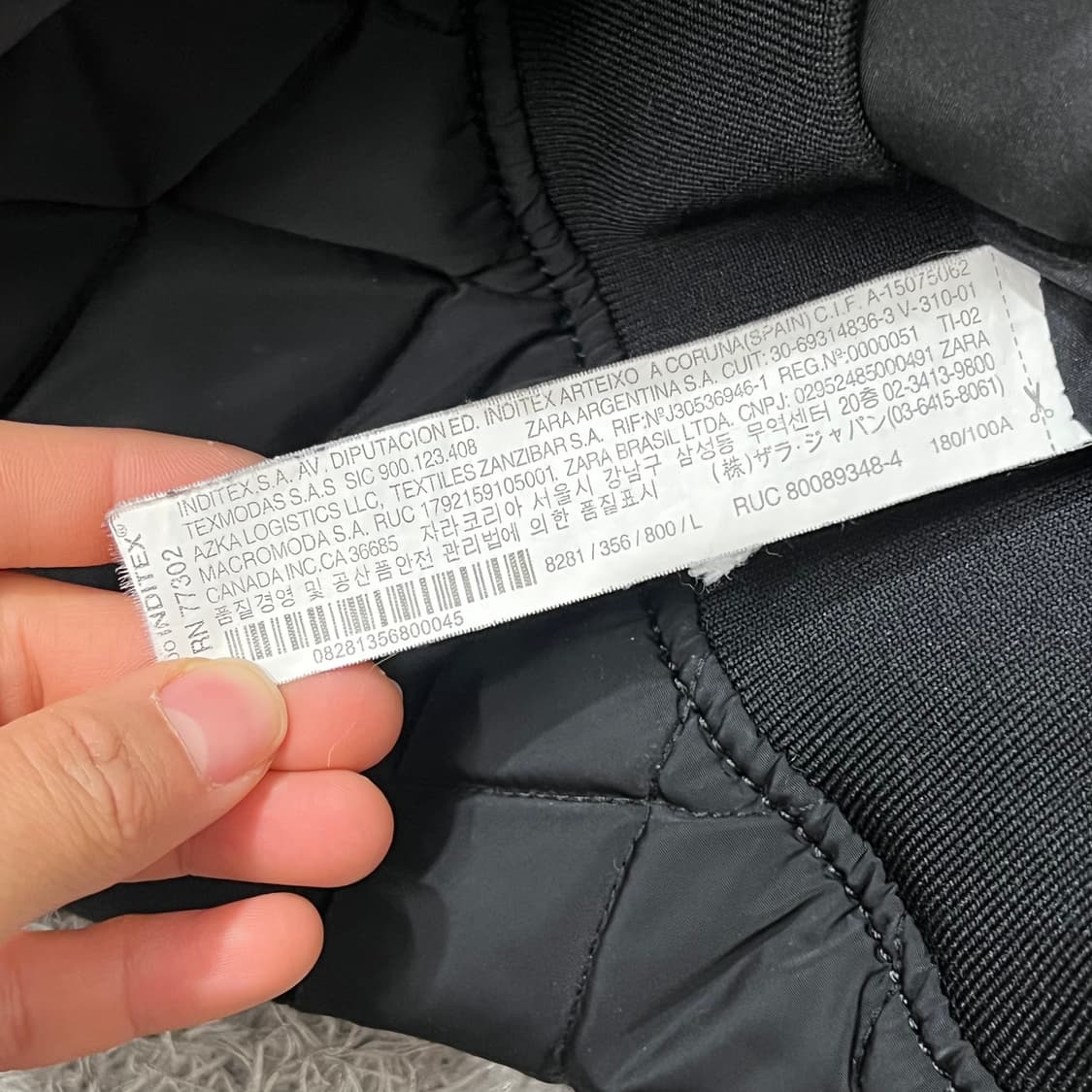 [100] 자라 퀼팅 자켓 상품이미지4