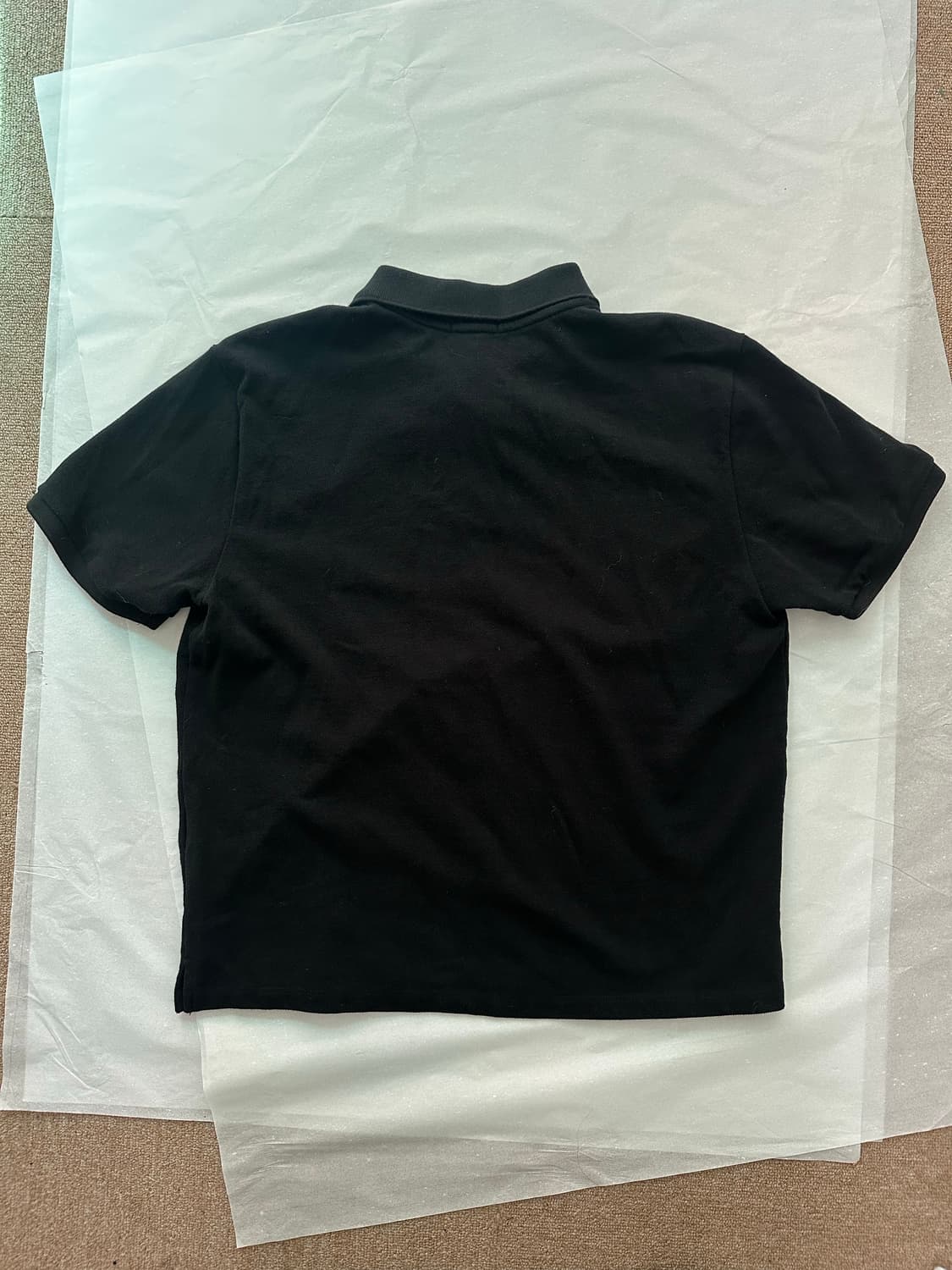 Pica 블랙 코튼 100% 반팔 피케셔츠 상품이미지4