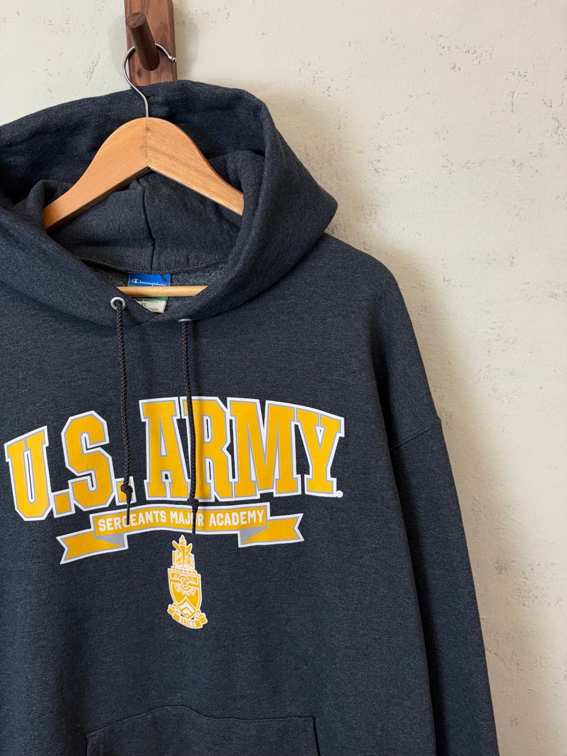 챔피온 빈티지 U.S. ARMY 기모 후드티 상품이미지2