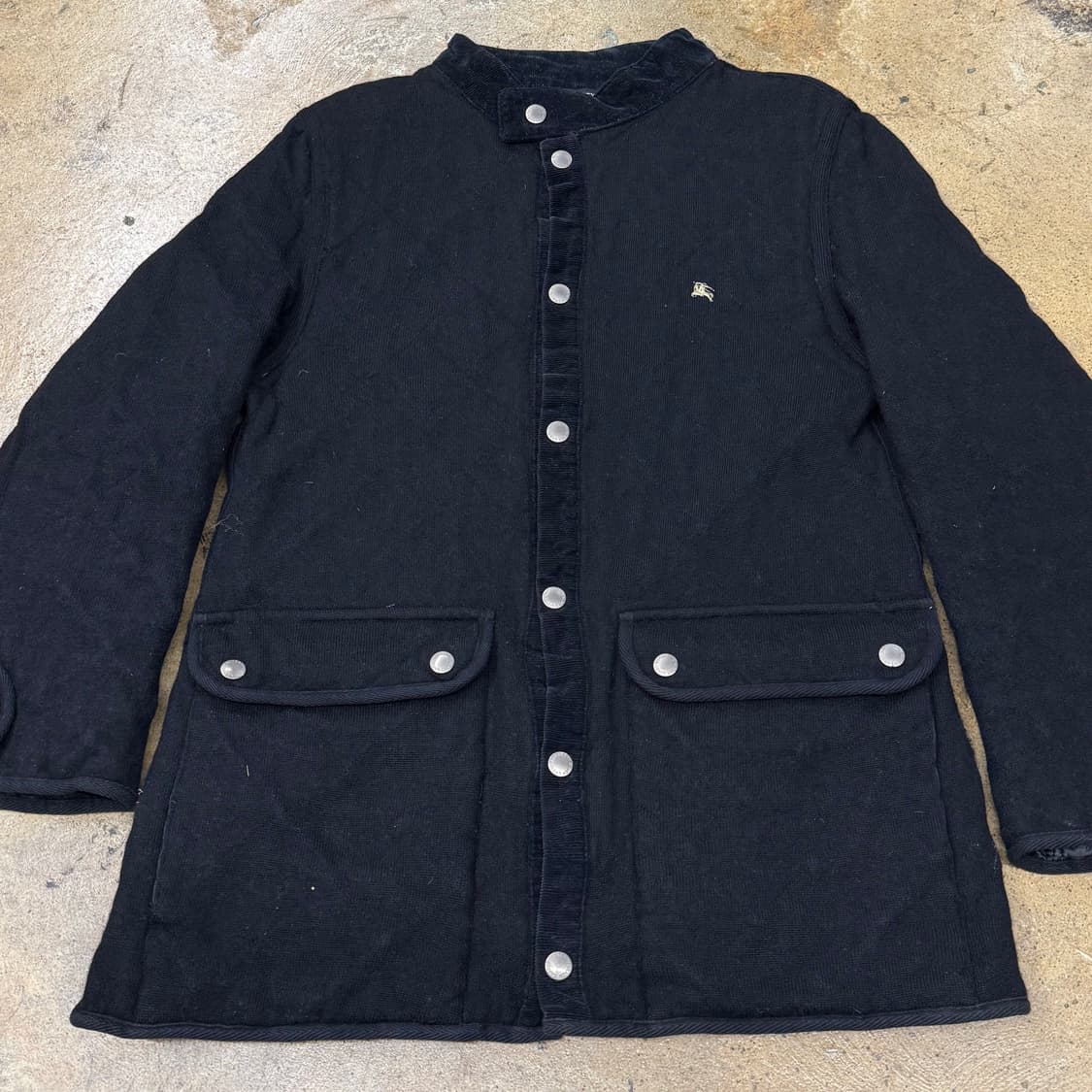 [정품/2] 버버리 블랙 버튼 자켓 b18 상품이미지3