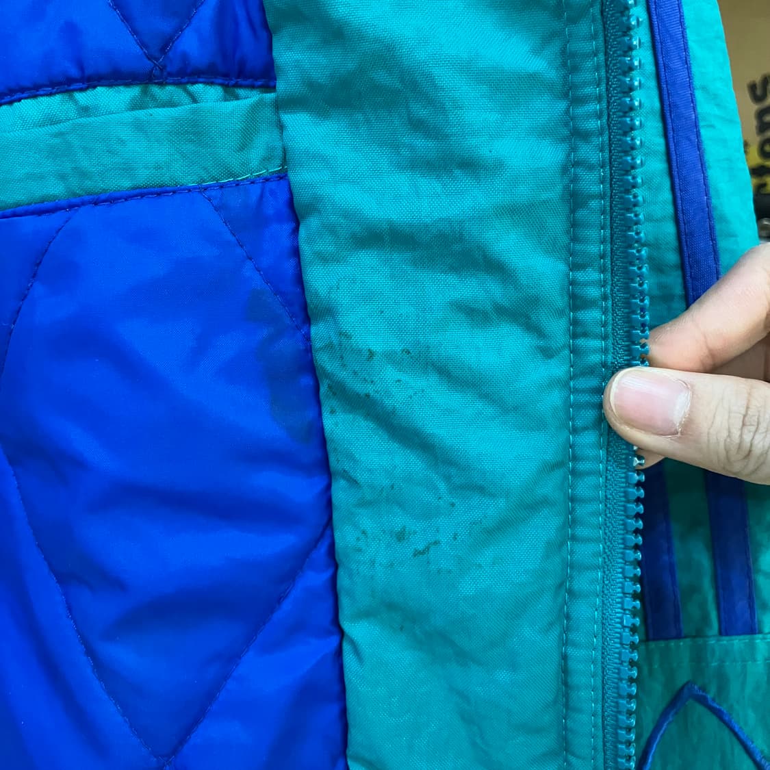 아디다스 파이어버드 후드 누빔 바람막이 상품이미지7