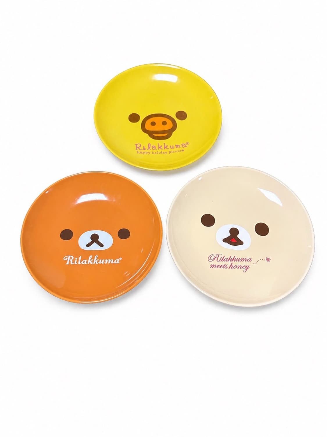 🧸 리락쿠마 접시 3종 세트 (빈티지) 상품이미지1