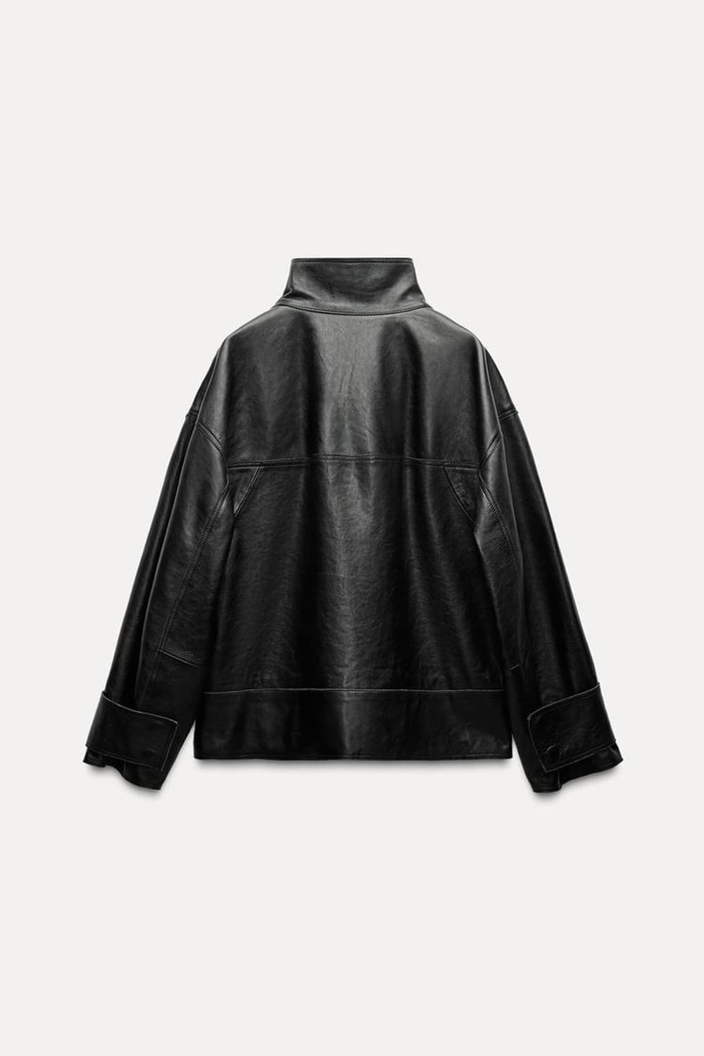 자라 레더 컬렉션 가죽 자켓 여성 상품이미지7