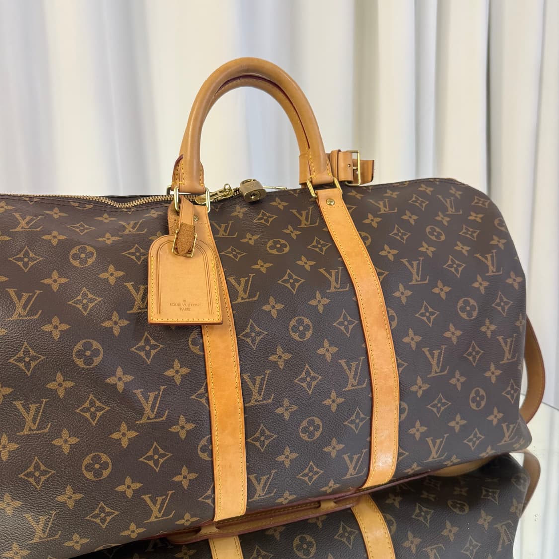 루이비통 모노그램 반둘리에 키폴 50사이즈 신형 상품이미지4