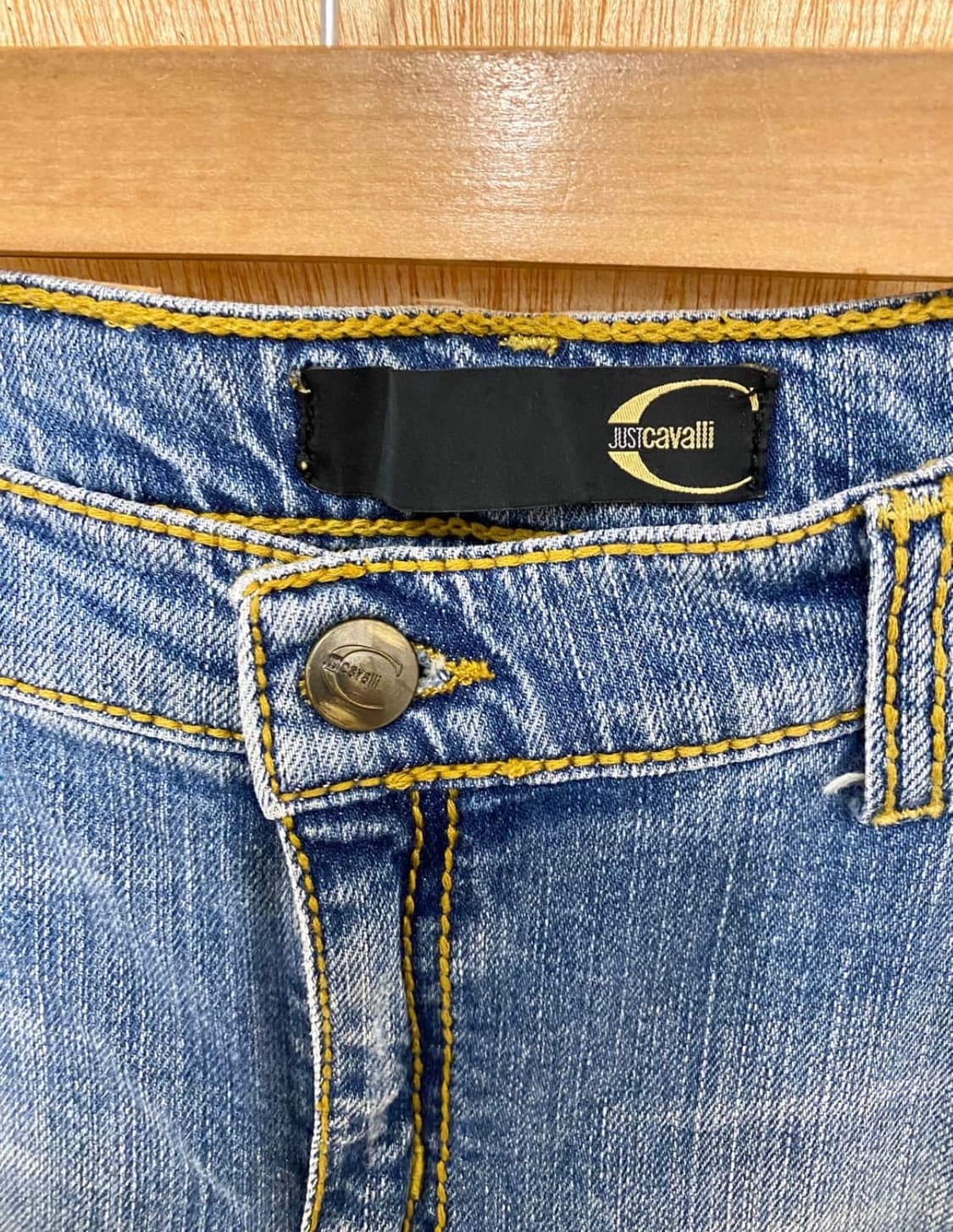 Roberto cavalli 부츠컷 연청 데님 상품이미지7