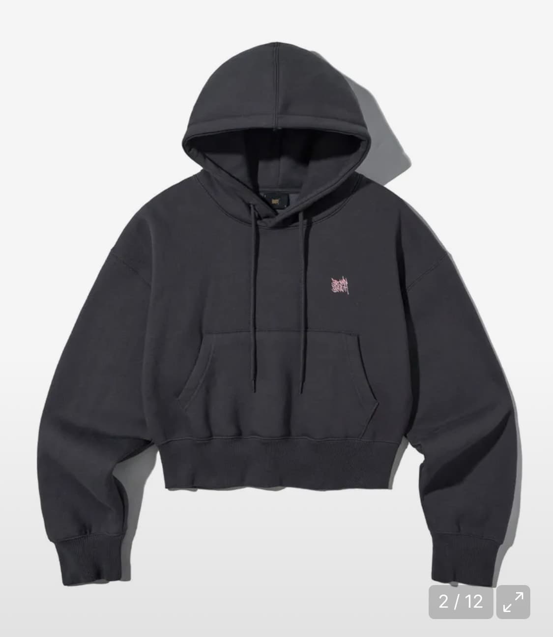 브라운브레스 W TAG CROP HOODIE 크롭 후드 상품이미지2