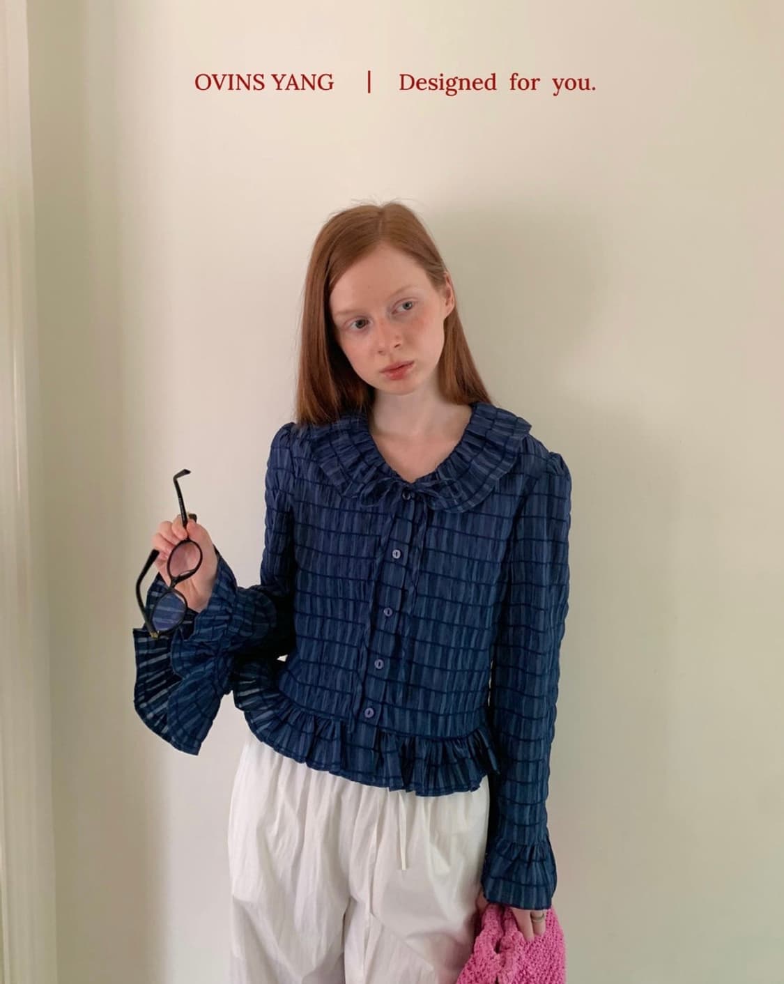 ovins yang 브랜드 french frill shirt 상품이미지1