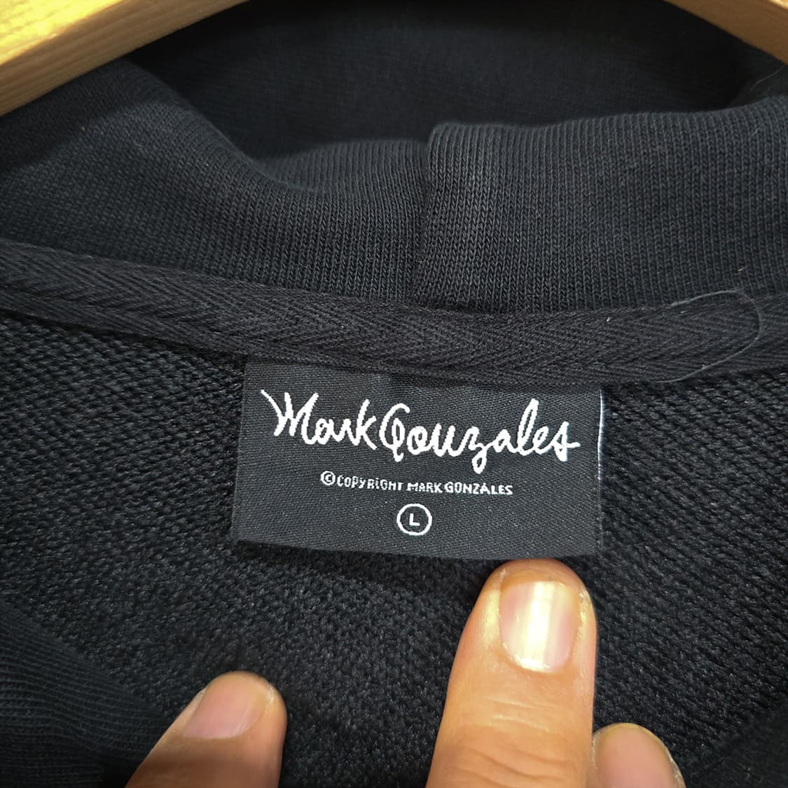 마크곤잘레스(Mark Gonzales) 빅로고 후드티 L 상품이미지5