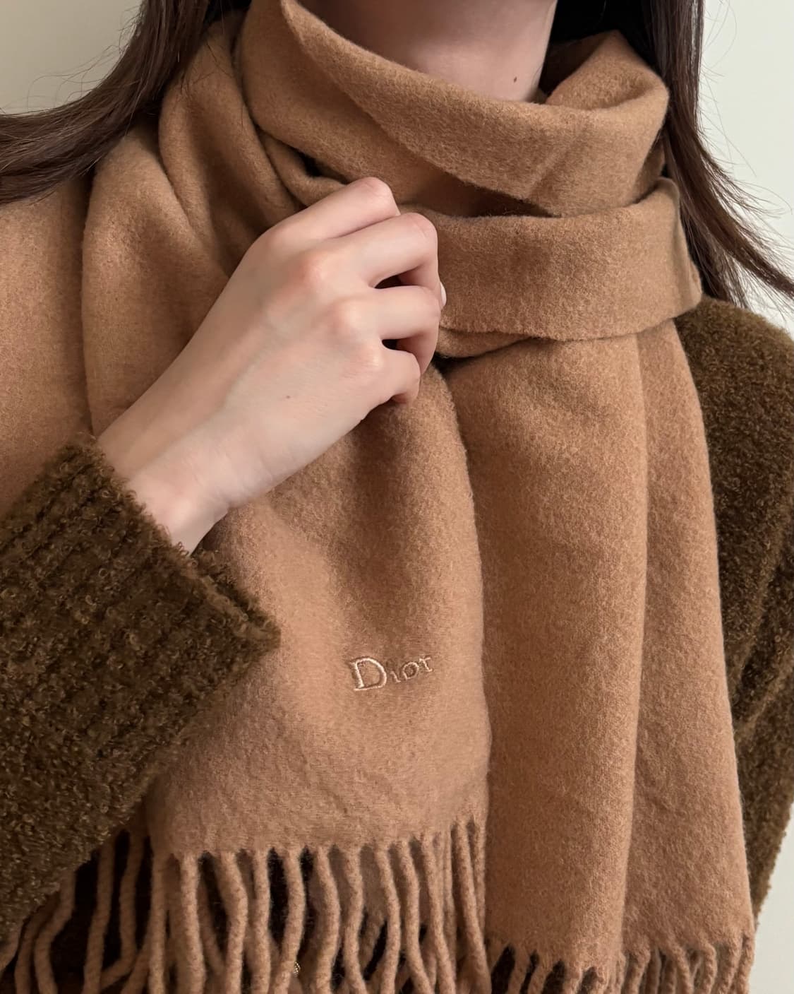 Christian Dior 디올 머플러 베이지 상품이미지1