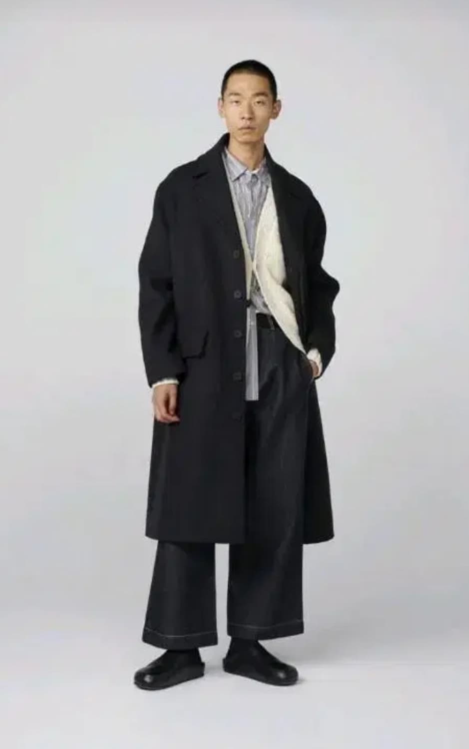 스튜디오 니콜슨 sampson 코트 차콜 studio nicholson 상품이미지2