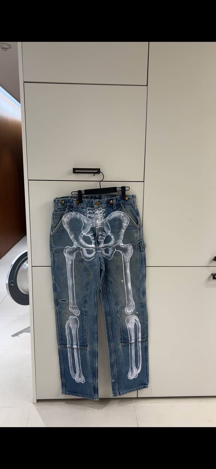 칼하트 X 해골 커스텀 바지 34 상품이미지1