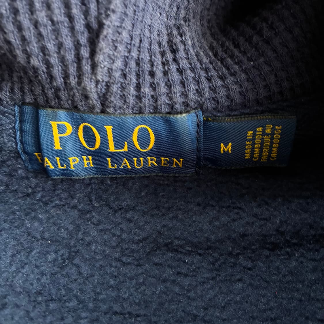 Polo 폴로 랄프로렌 신형 딥네이비 써멀 후드집업 상품이미지5
