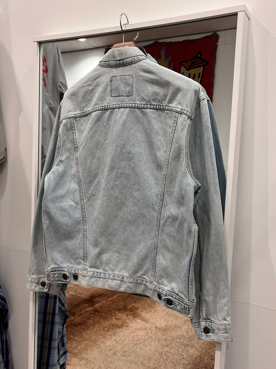 90s Levis 리바이스 70503 데님 트러커 자켓 상품이미지5