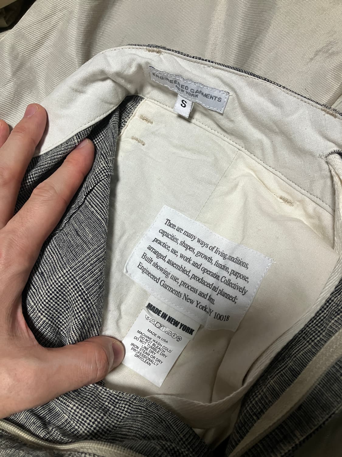 엔도버 글렌체크 셋업 [상M/하S] 엔도버 자켓 상품이미지8