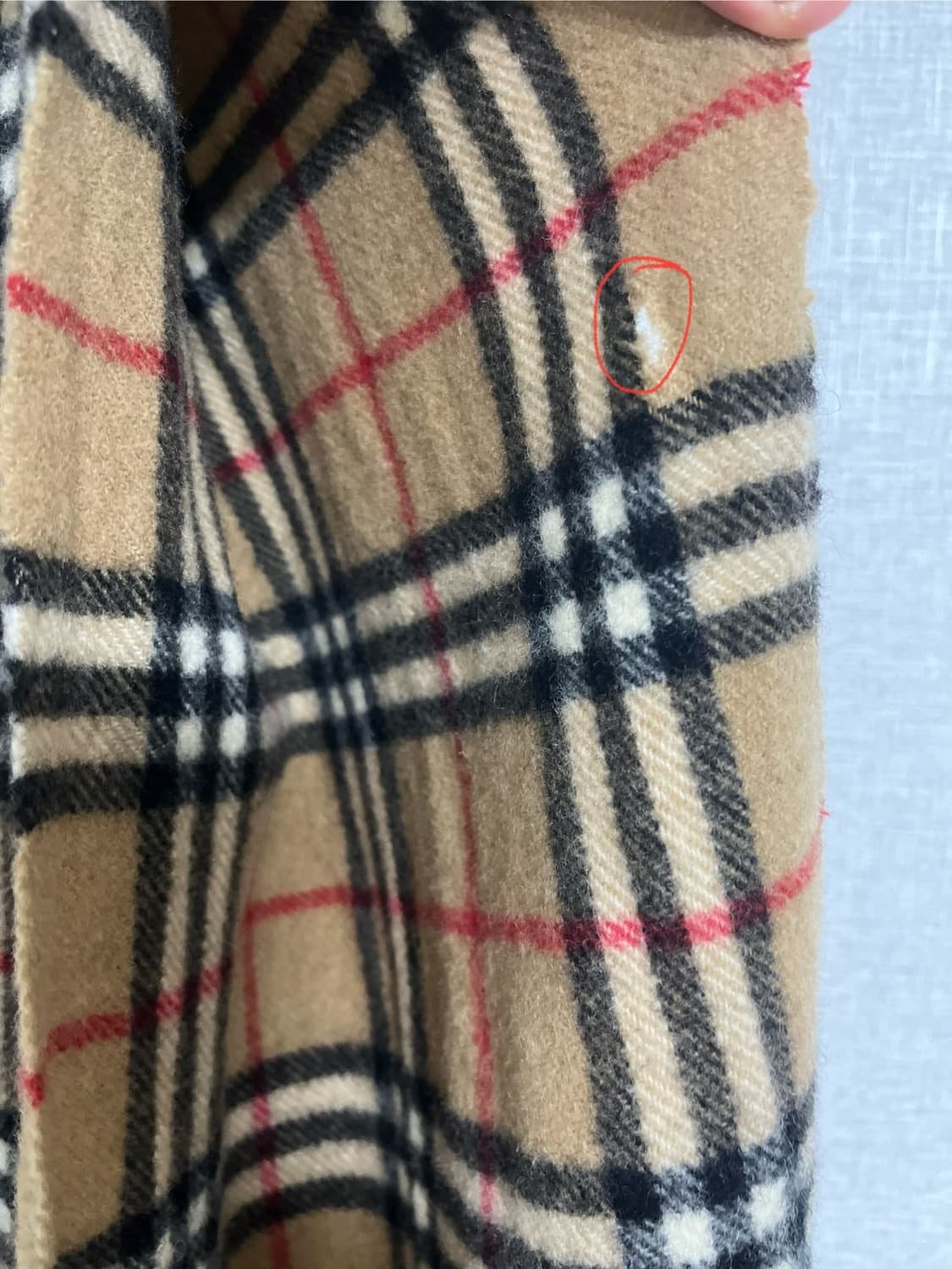 버버리 울 머플러 상품이미지8