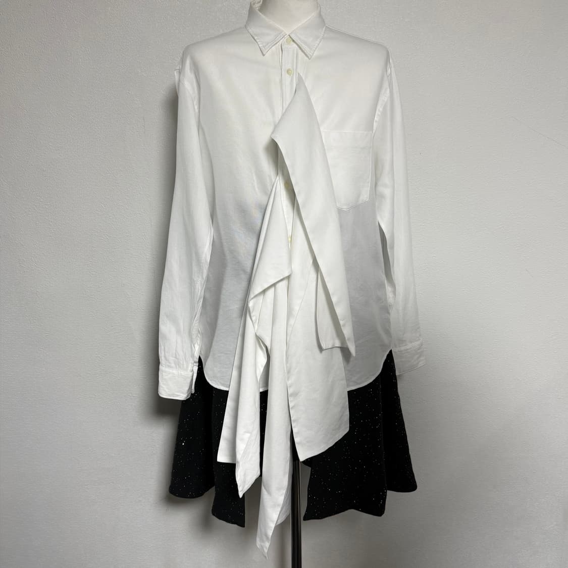 25ss 꼼데가르송 옴므플러스 리본 블라우스 m 상품이미지2