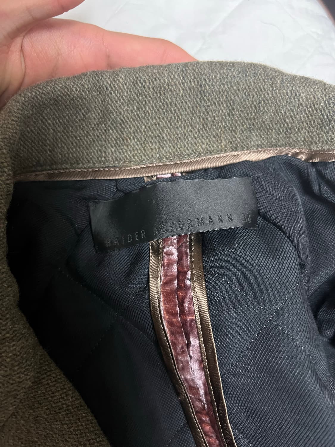 Haider Ackermann fw2016 벨벳 자켓 상품이미지5