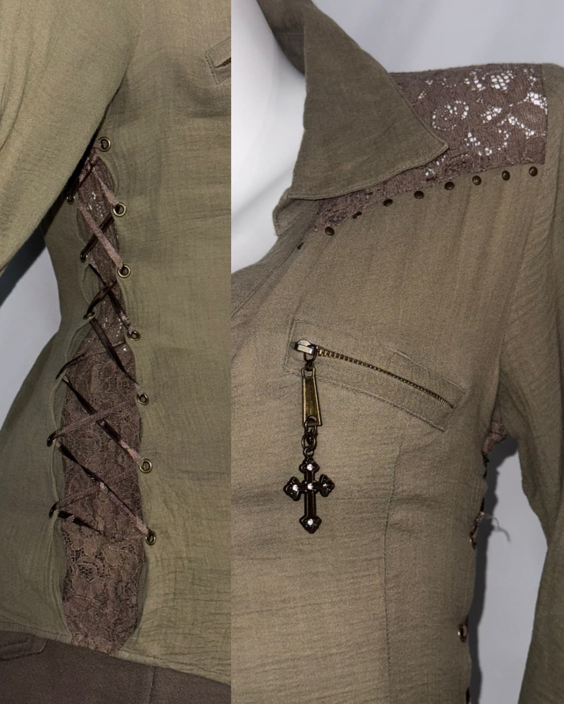 세실맥비 데일리 카키 와투케 코디세트 상품이미지5