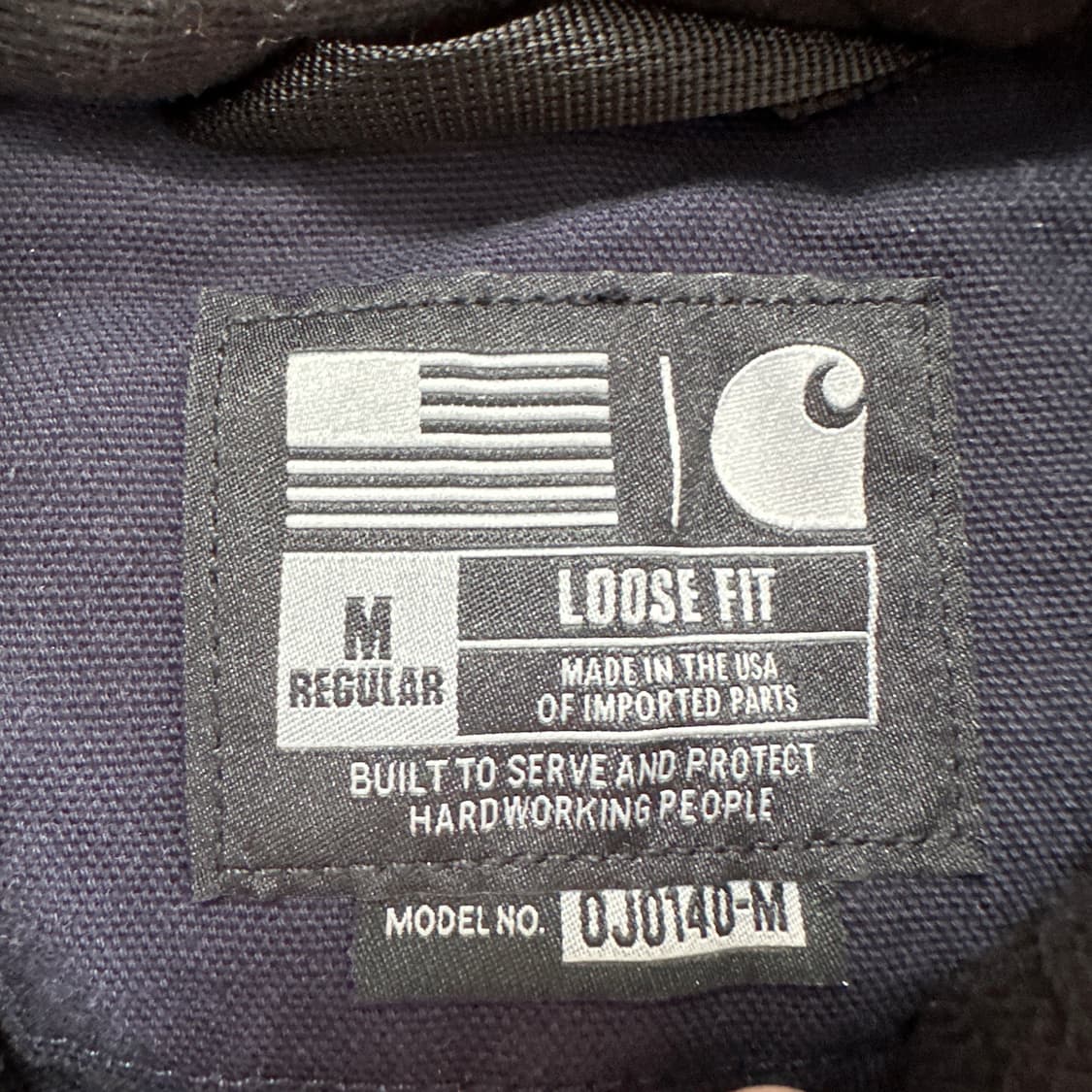 Carhartt 칼하트 j140 다크네이비 액티브 자켓 상품이미지5
