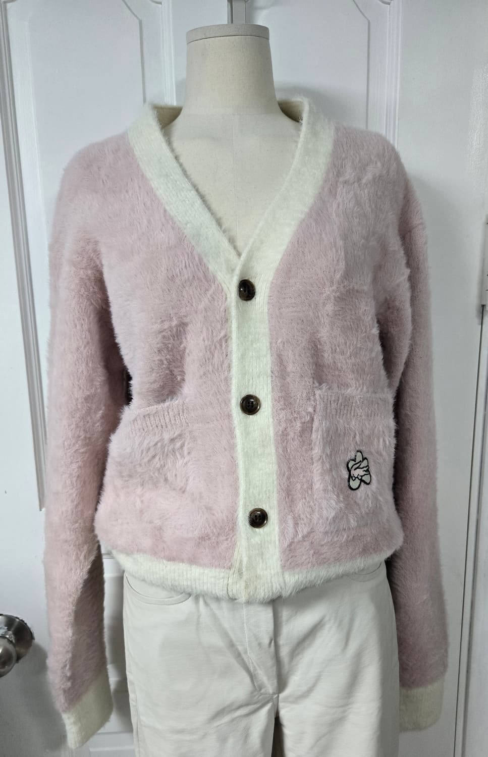 새상품)골프왕x라코스테 가디건 상품이미지3