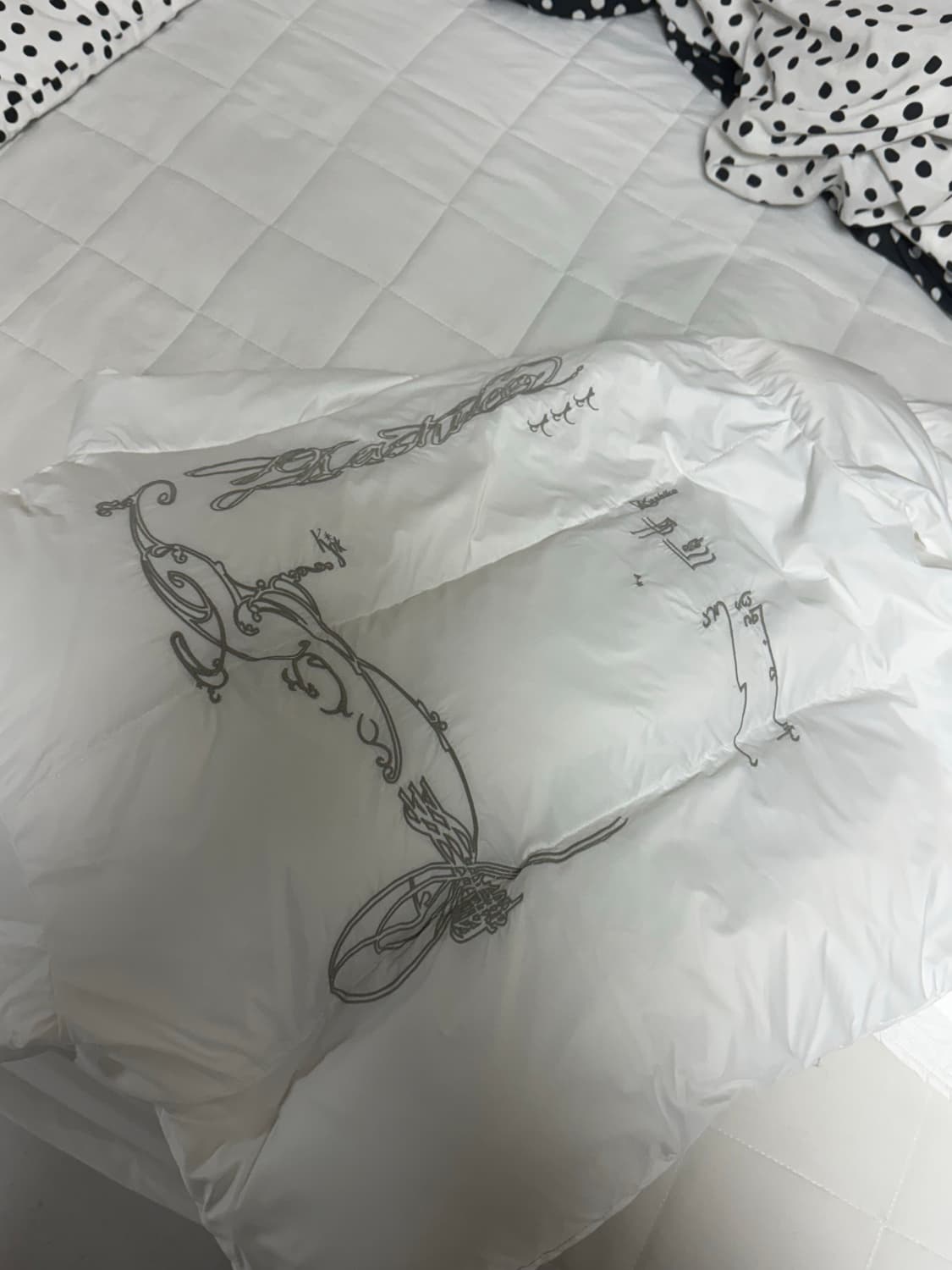 카시코 크롭 패딩 화이트 색상 상품이미지4