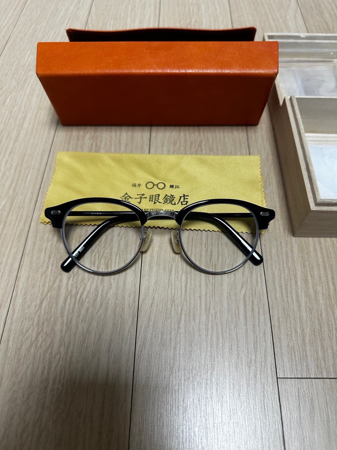 금자안경 KV-117, bksi(블랙/실버) 상품이미지2