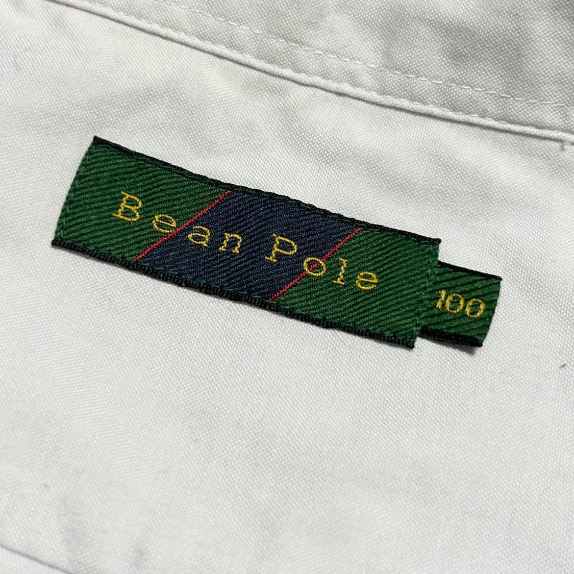 [L] Beanpole 빈폴 하늘색 반팔 코튼 셔츠 상품이미지4