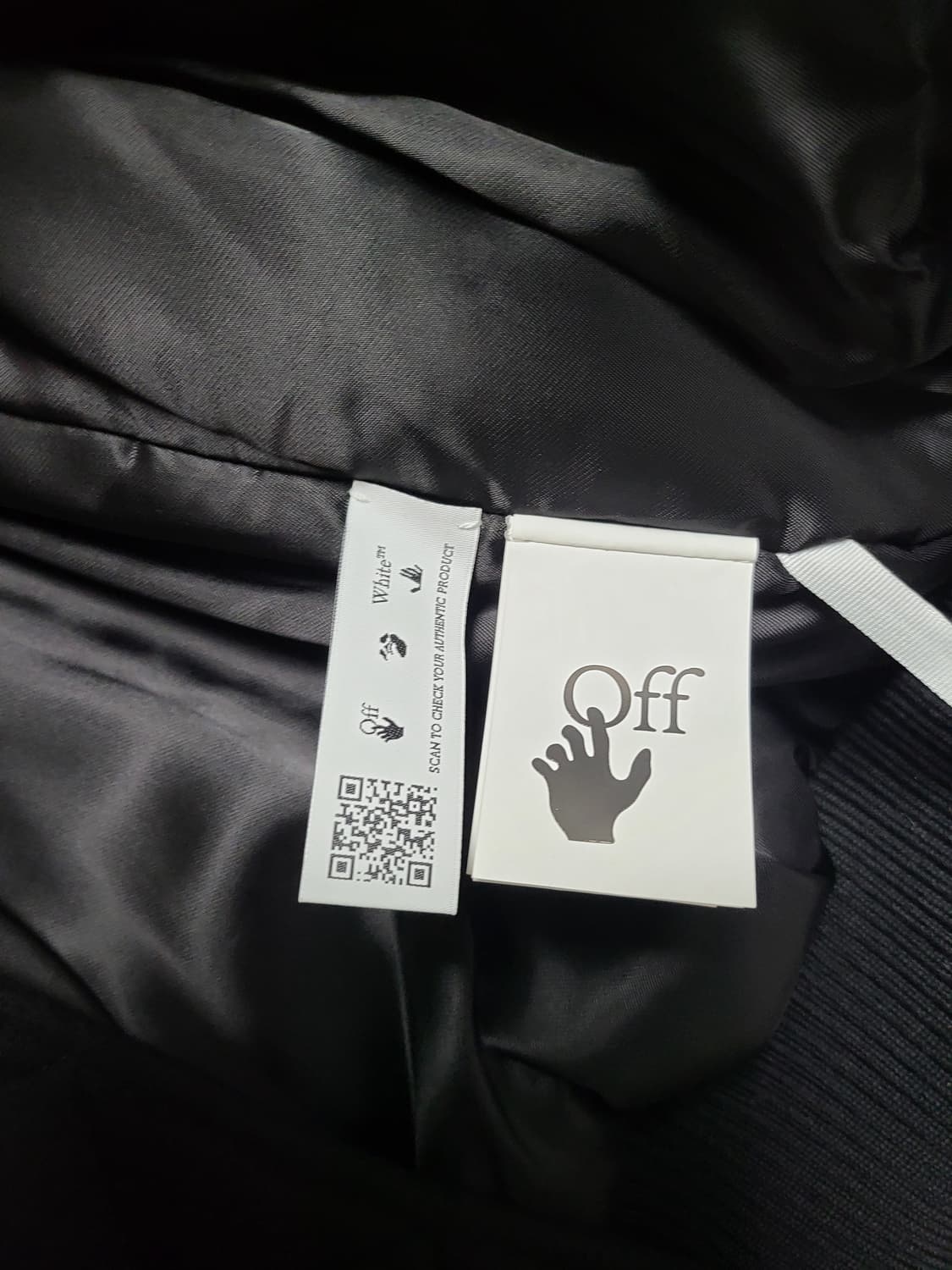 *새상품* 정품 오프화이트 최고급라인 바스헤머 바시티 가죽자켓 상품이미지3