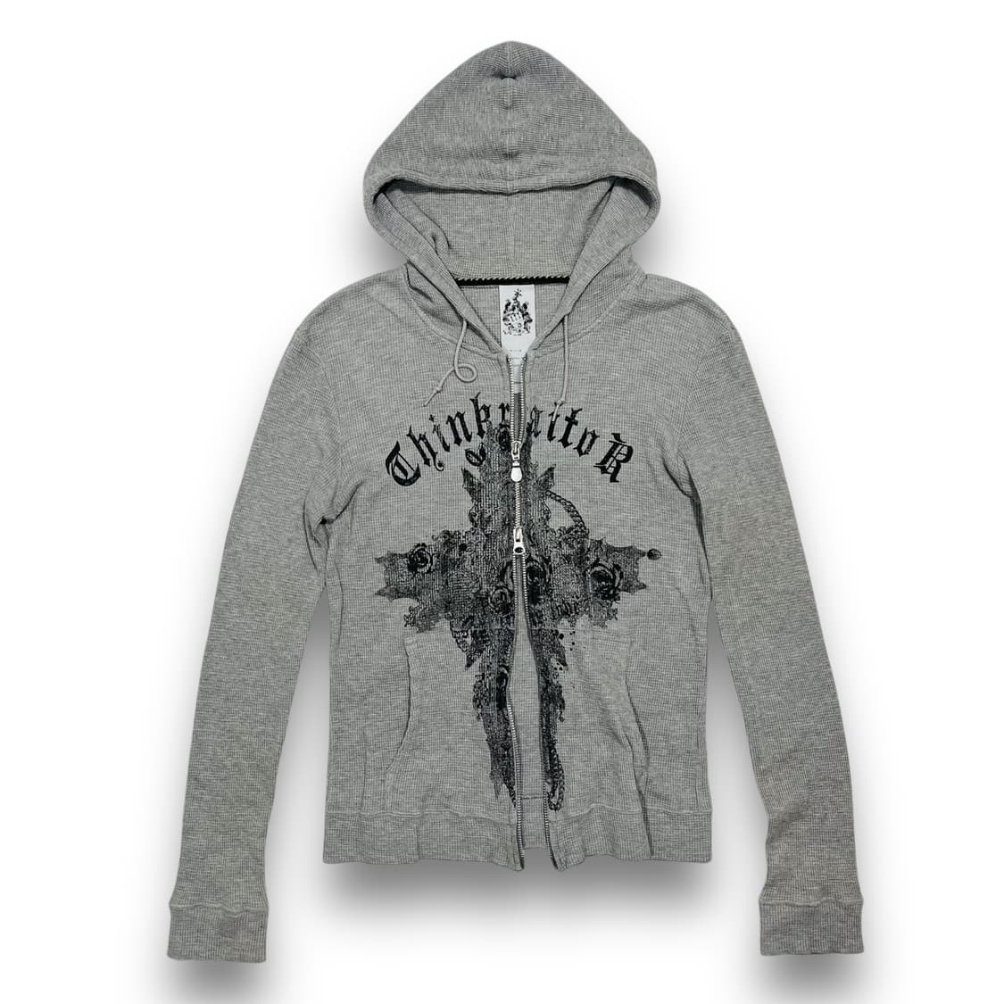 Tornado Mart y2k Goth hooded zip up 상품이미지1