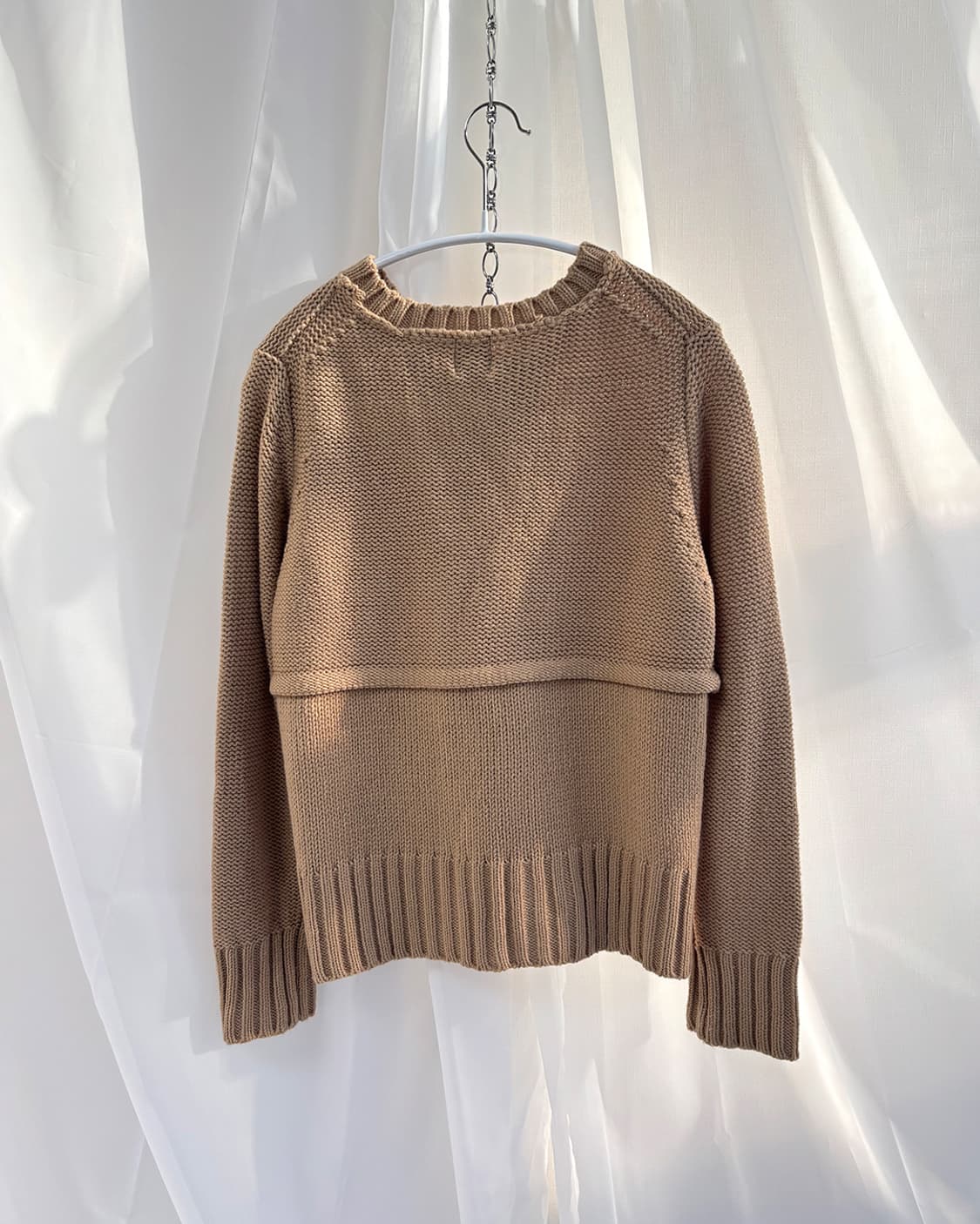 DRUG STORE'S 원버튼 랩 라떼 가디건 상품이미지2