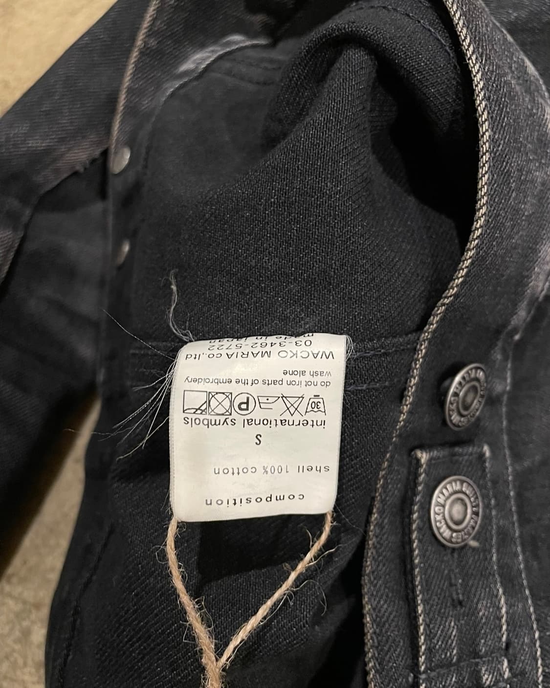 Wackomaria 와코마리아 체인스티치 데님 자켓 (B5126) 상품이미지10