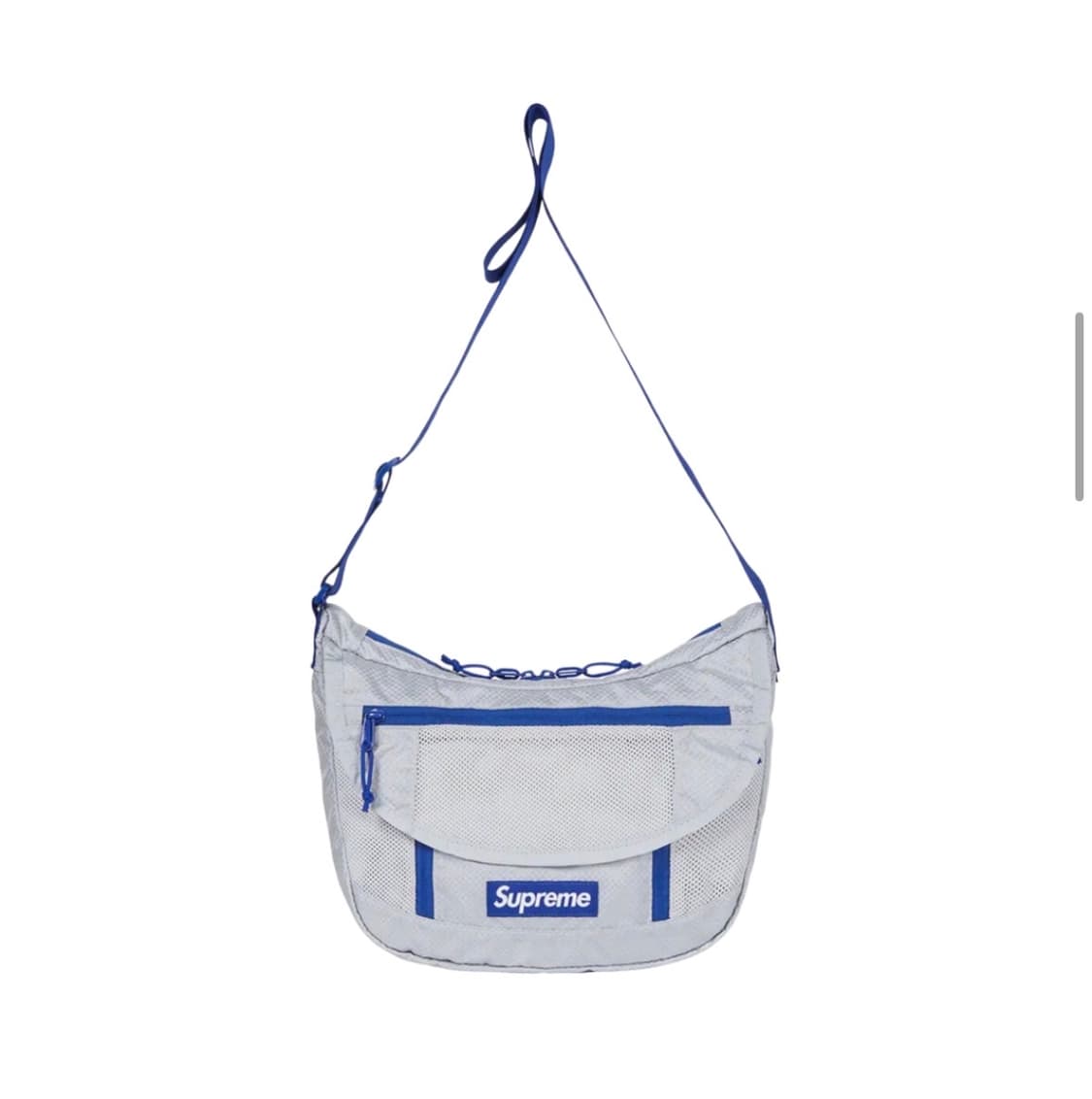 슈프림 스몰 메신저백 실버 22SS 민트급 중고 판매합니다 상품이미지1