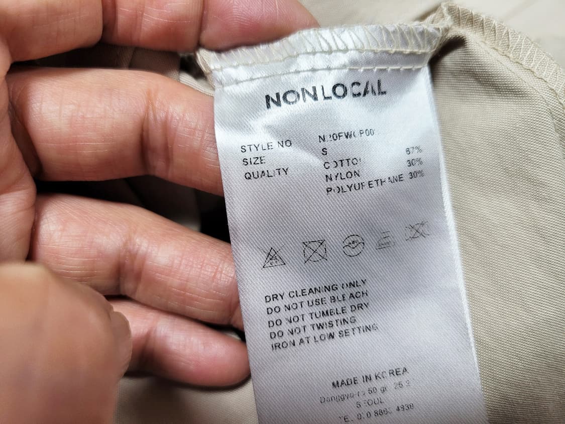 논로컬(NON LOCAL) 핀턱 노카라원피스 55 새상품 상품이미지10