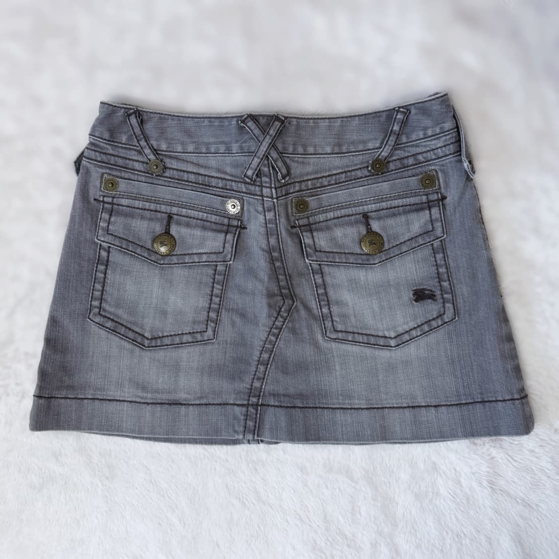 Burberry 버버리 블루라벨 히메갸루 오네갸루 데님 스커트 상품이미지3