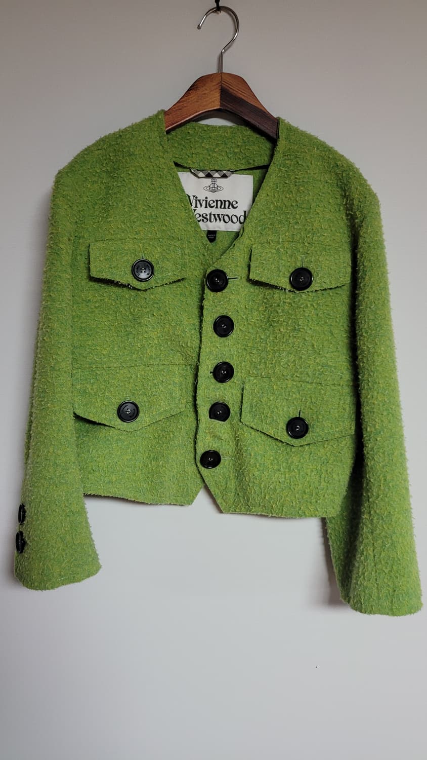 비비안웨스트우드 그린 크롭 자켓 38 상품이미지1