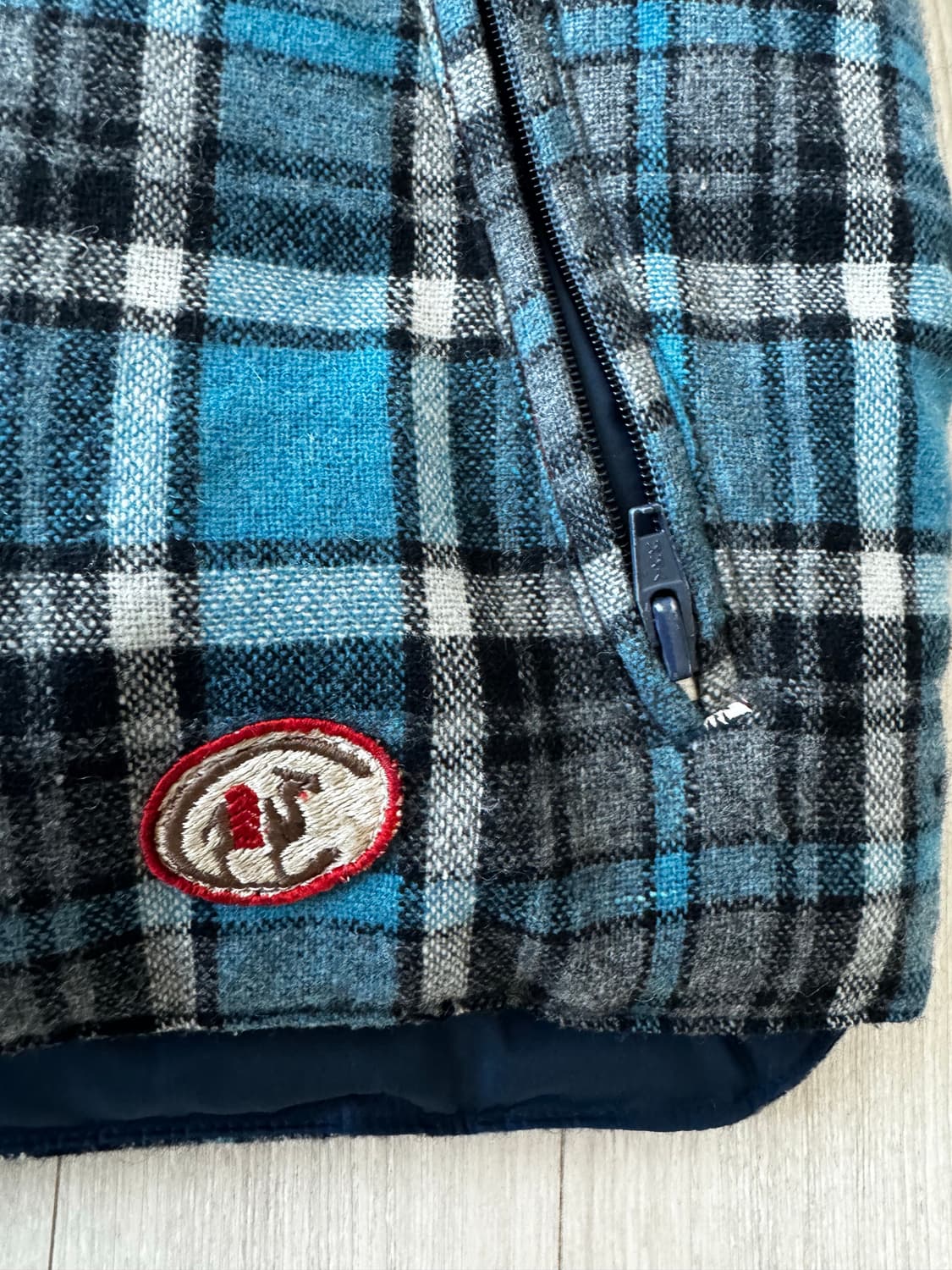 빈티지 카멜 다운 베스트 네이비 상품이미지3