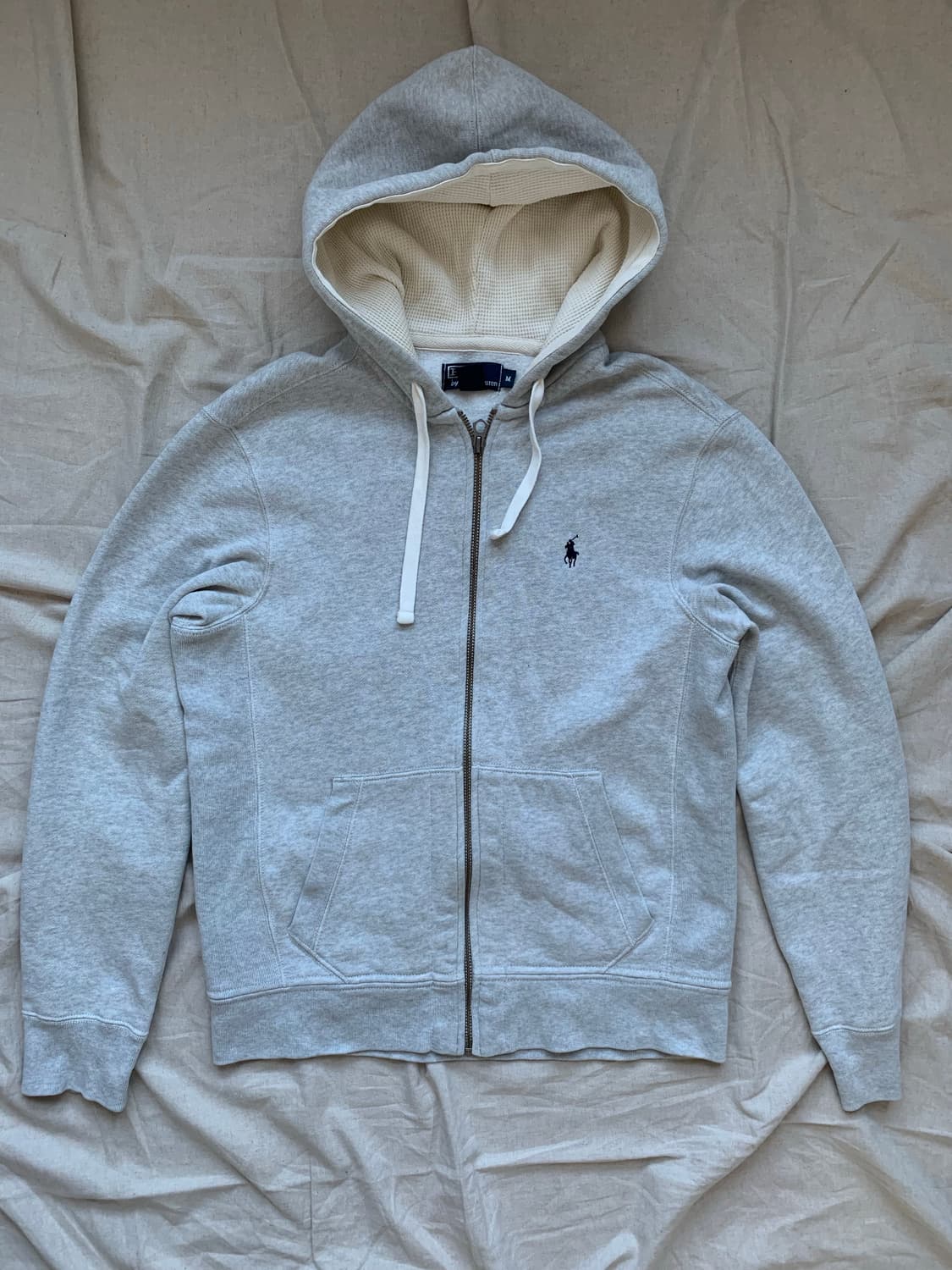 폴로 랄프로렌 포니로고 써멀 헤비 그레이 후드집업 상품이미지5