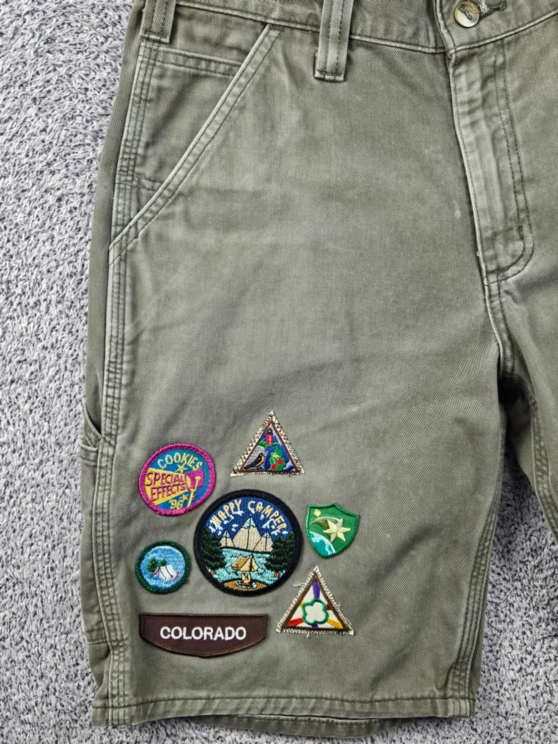 칼하트 코튼 워크 쇼츠 반바지 커스텀 ( 32" ) / 12002 상품이미지5